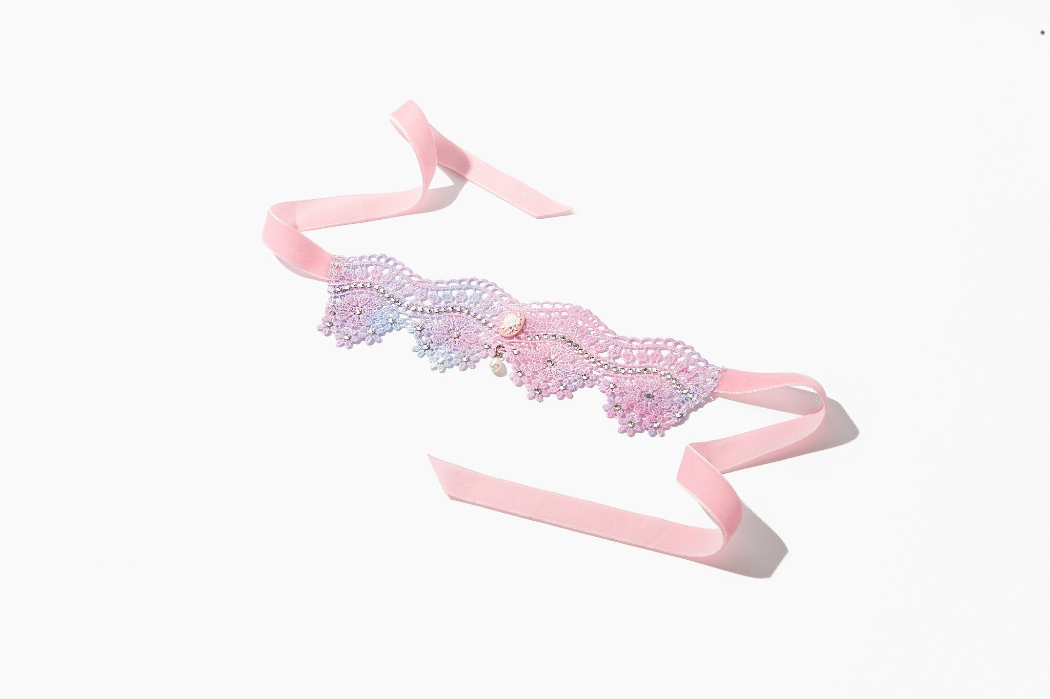 カメオレースペットチョーカー