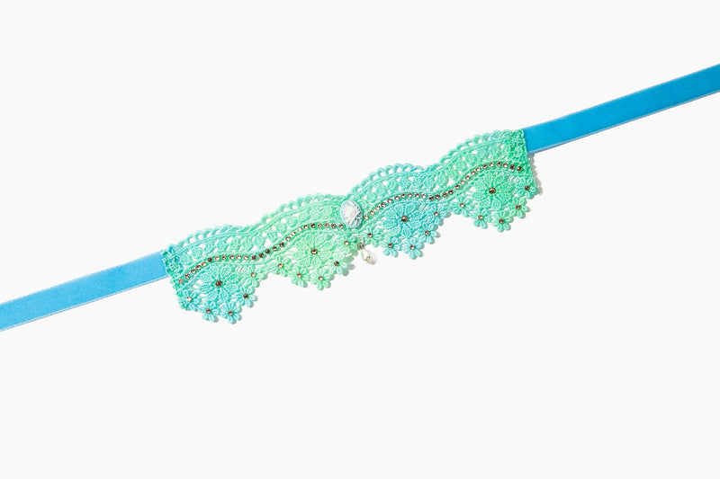 カメオレースペットチョーカー